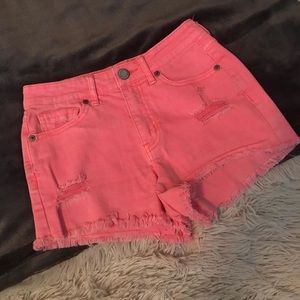 Coral Pink Aéropostale Shorts